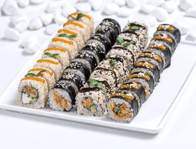 Сет пържена сьомга 20,46€